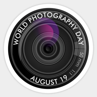 World Photography Day Sticker